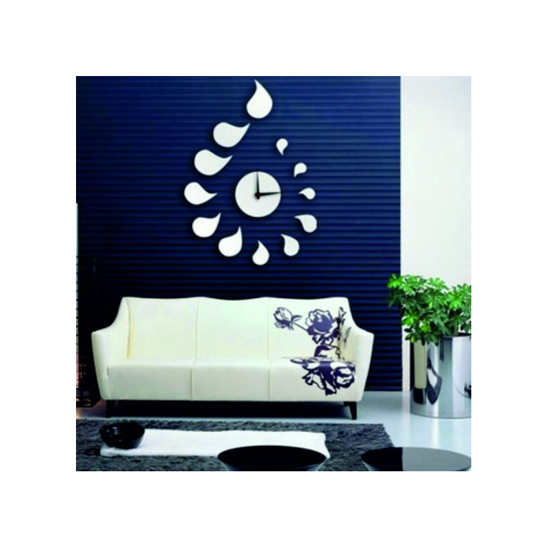 DIY ROZMARIN drop sticker wall clock