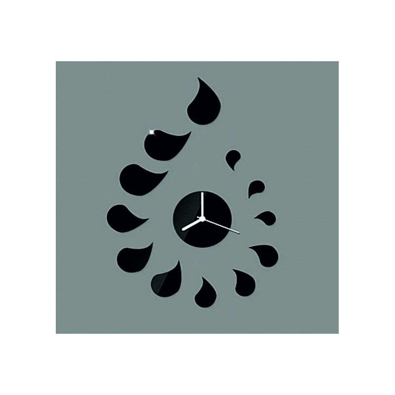 DIY ROZMARIN drop sticker wall clock