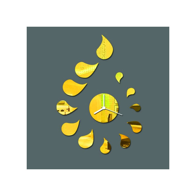 DIY ROZMARIN drop sticker wall clock