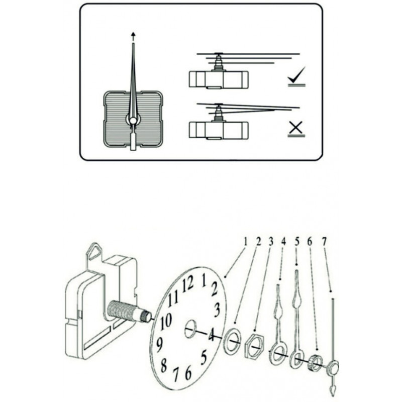 DIY ROZMARIN drop sticker wall clock