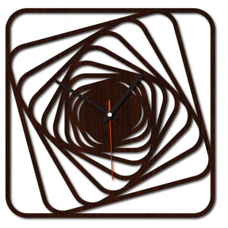 Sentop - MDF Modern wall clock GARVI HD F015 i black
