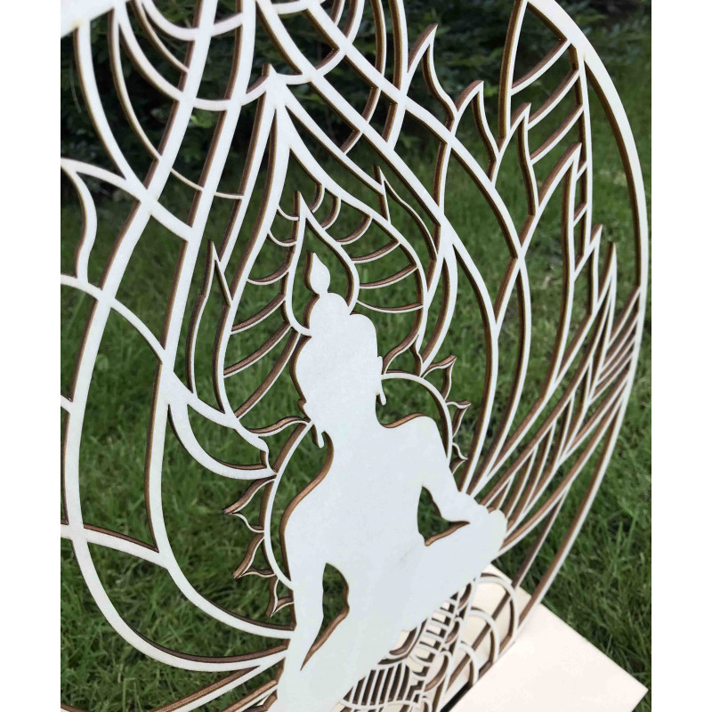 Wall painting mandala and Buddha - ROOM