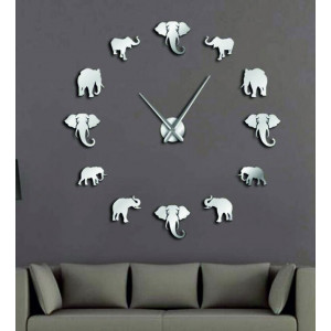 Sentop - Modern stick-on wall clock on the wall of... 2