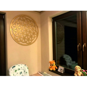 Wooden mandala for wall decoration - MANDAL