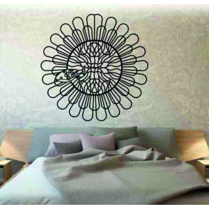 Stylesa - Picture on the wall fish mandala PR0348 and gold