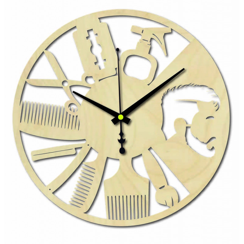 Wall clock for barbershop - GAJFA