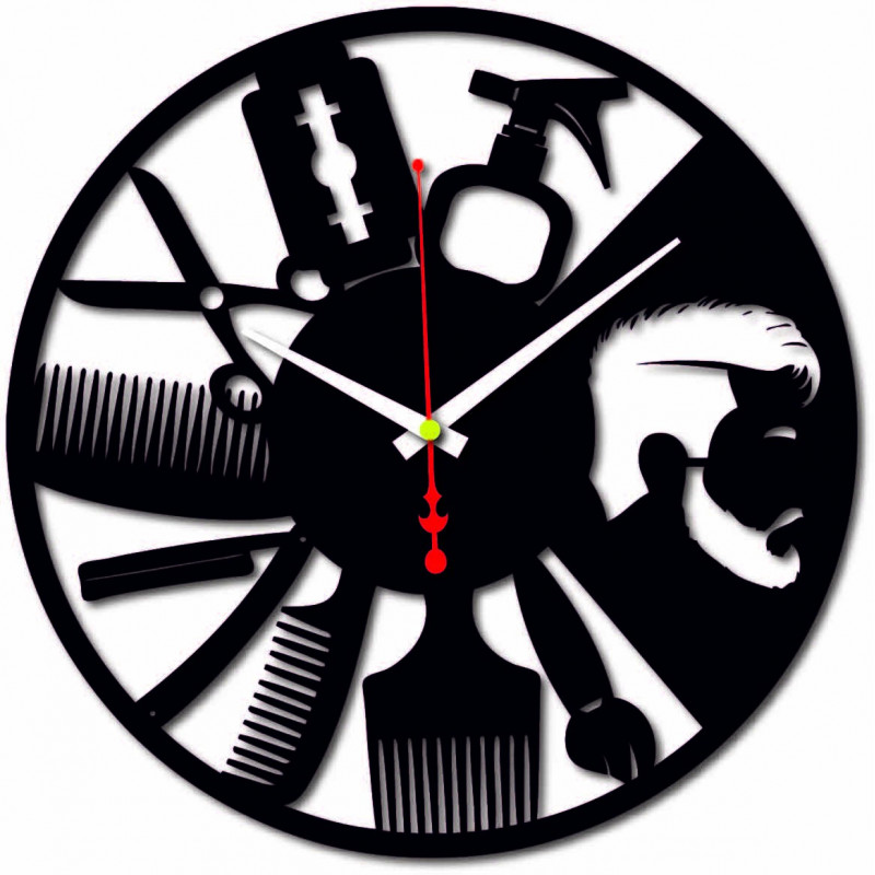Wall clock for barbershop - GAJFA
