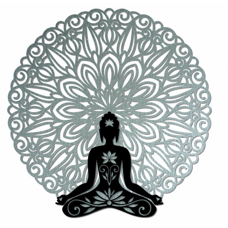 3D Wall Decor Buddha in mandala 50, 70, 90 cm