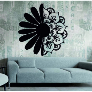 Wall painting flower - MARGARET