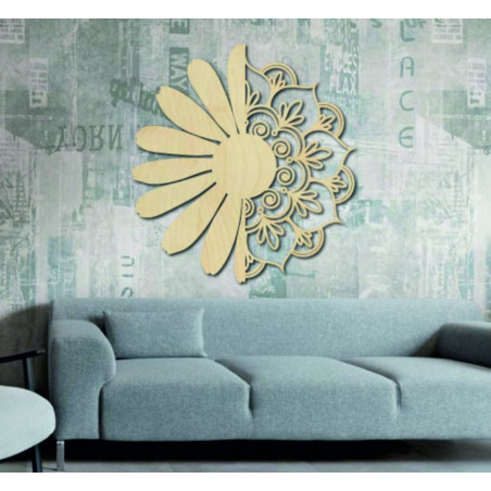 Wall painting flower - MARGARET