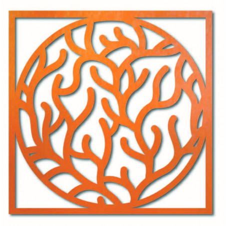 Modern wall painting of branches in a frame - STEITI