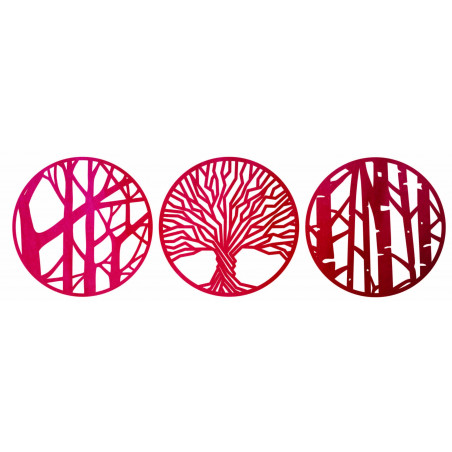 Three-part wall decor - YOSED