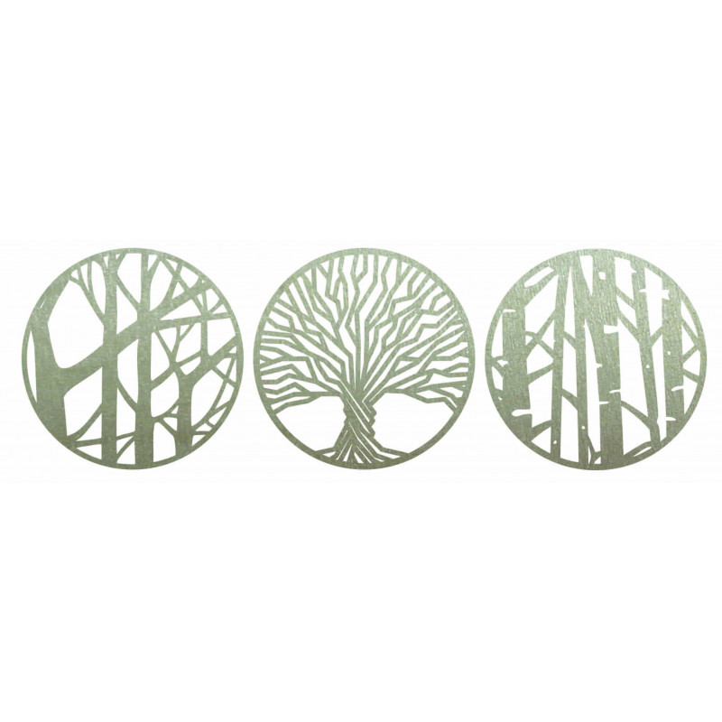 Three-part wall decor - YOSED