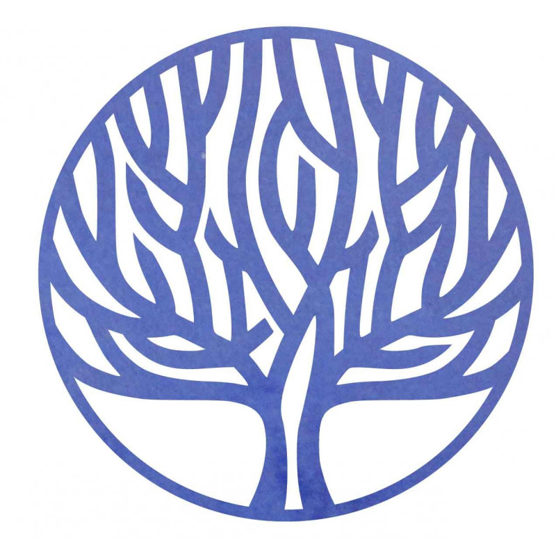 Stylized wooden painting Tree of Life - HELFOOLL