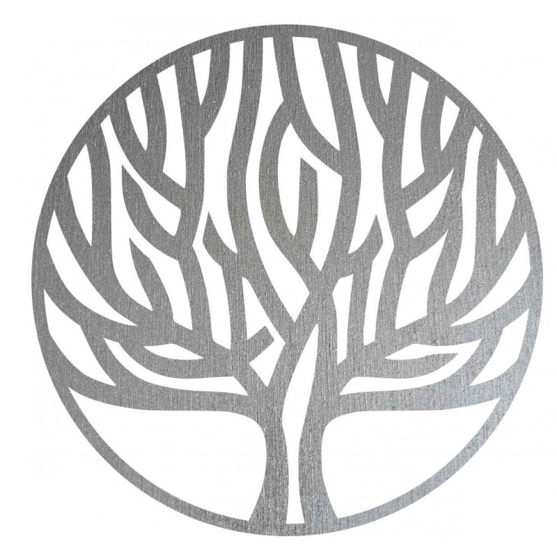 Stylized wooden painting Tree of Life - HELFOOLL