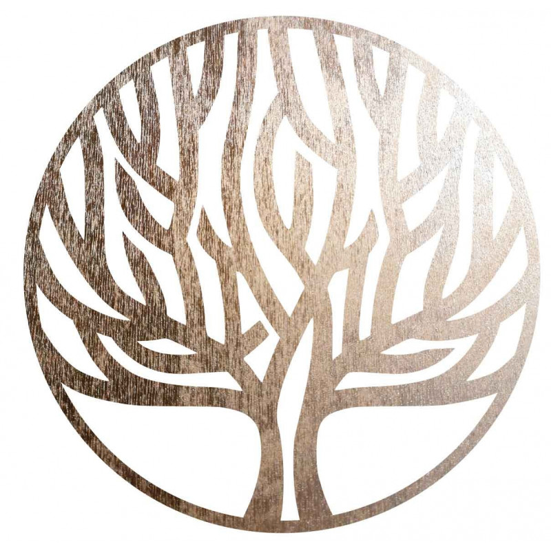 Stylized wooden painting Tree of Life - HELFOOLL