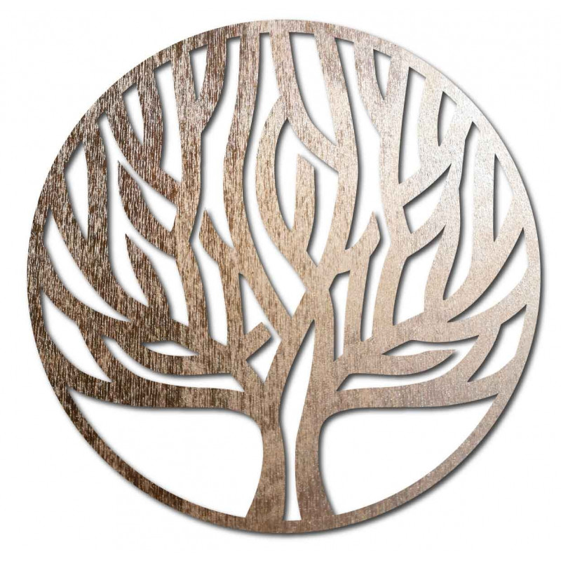 Stylized wooden painting Tree of Life - HELFOOLL
