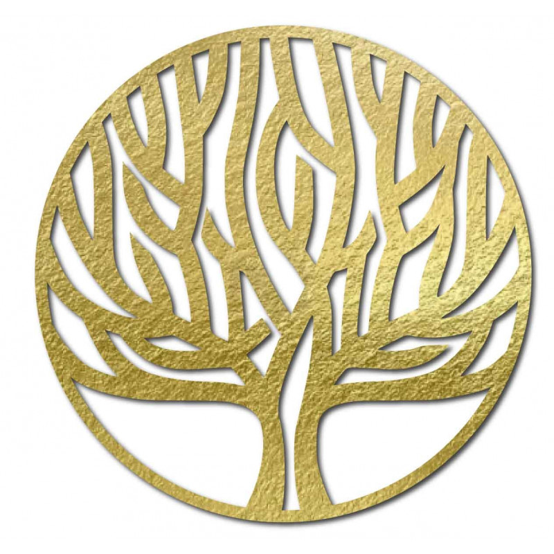 Stylized wooden painting Tree of Life - HELFOOLL