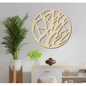 Wooden wall picture circle - FLORIN