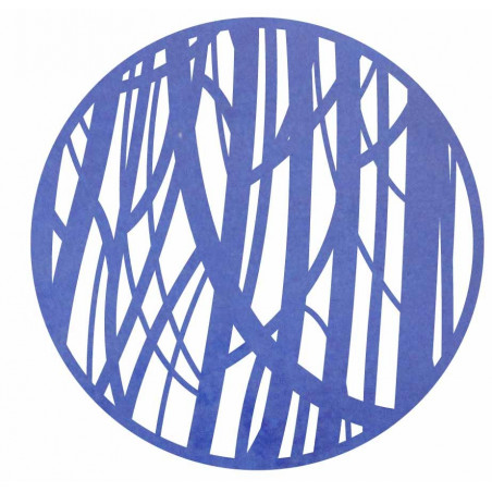 Wooden wall decoration with tree motifs - HOGGFOG