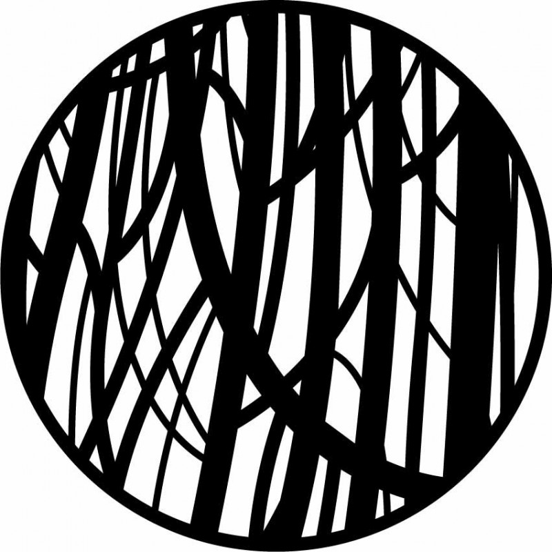 Wooden wall decoration with tree motifs - HOGGFOG