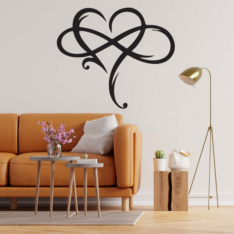 Wooden heart wall art - LOVE