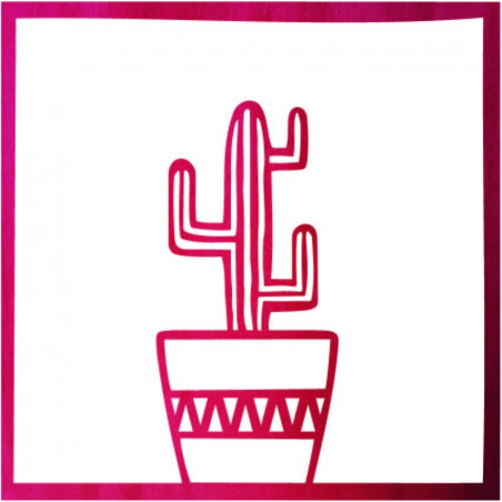 Modern wall painting cactus