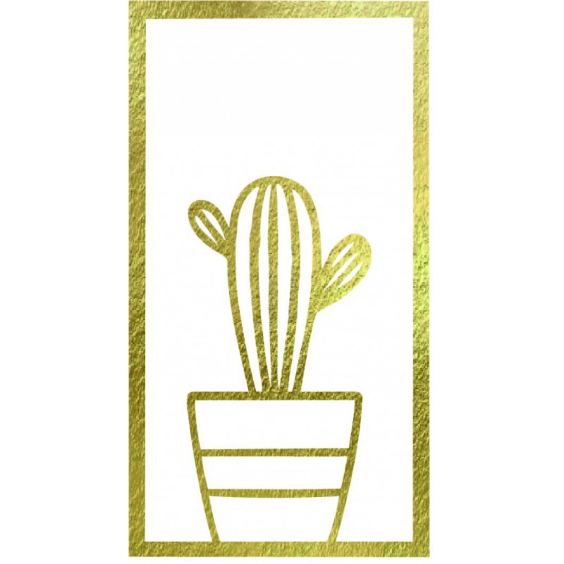 Modern wall painting cactus