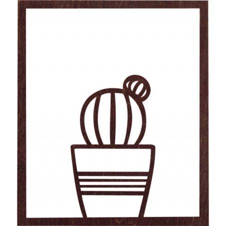 Modern painting on the wall - CACTUS ALDER | SENTOP