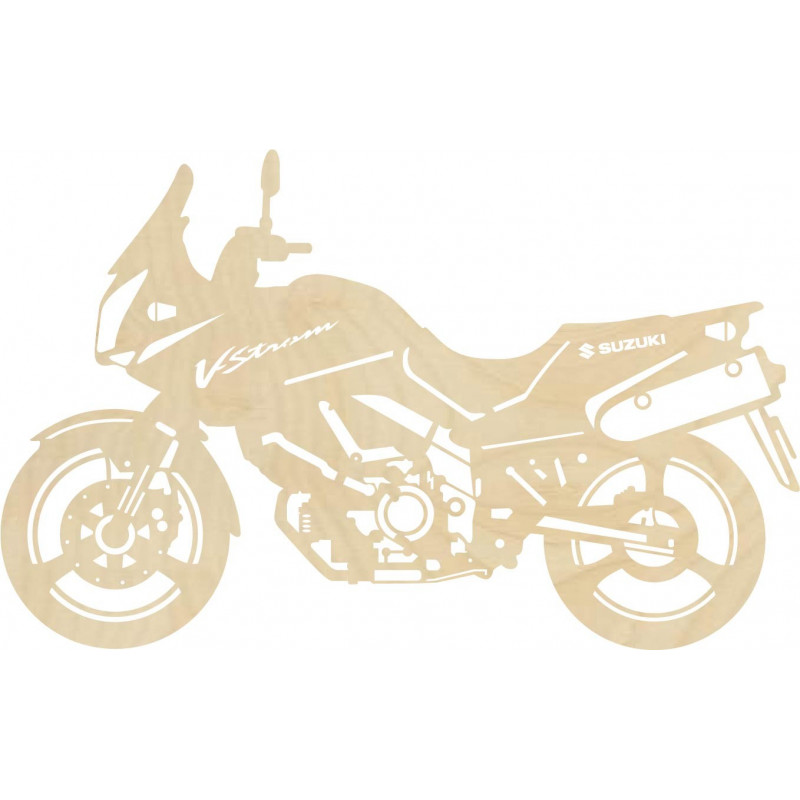 Stylish wall painting motorcycle - SUZUKI