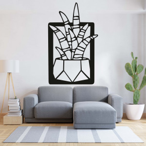 Modern cactus wall painting - COCO