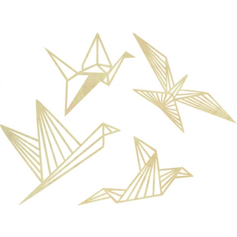 Modern wall painting - free birds 4 pcs - LIBERDADE