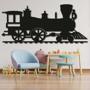 Wooden wall decor train, locomotive| THOMAS