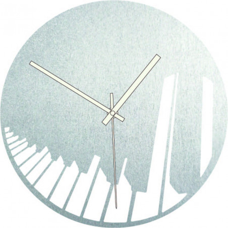 Wooden clock piano symphony black and colour - BUBO