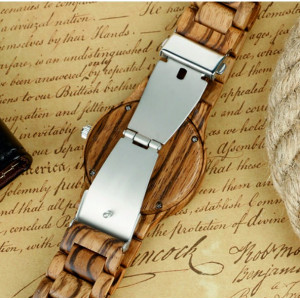 Wooden wristwatch made from natural materials. Watches for men and women. 2