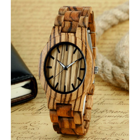 Wooden wristwatch made from natural materials. Watches for men and women. Wooden wristwatch made from natural materials. Watches for men and women.