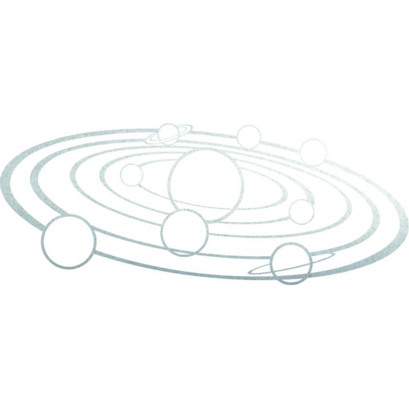 Modern wall painting solar system - SOLAR