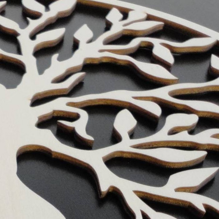 Carved painting on the wall of a palm tree - TROPICAL | SENTOP
