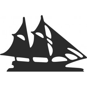 Sailboat on the wall - Decoration for water lovers - MARINER 2
