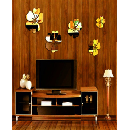 Decorative mirrors. Mirror wall sticker, as a picture or decoration, 3d acrylic sticker
