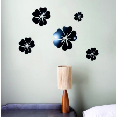 Decorative mirrors. Mirror stickers for the wall, as a picture or decoration, 3D acrylic sticker