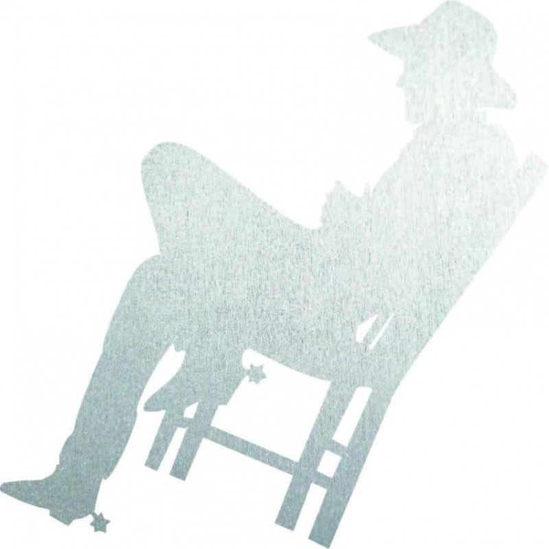 Elegant wooden picture on the wall - COWBOY |...