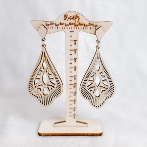 Wooden hanging earrings VALERY - MONATY | SENTOP 2