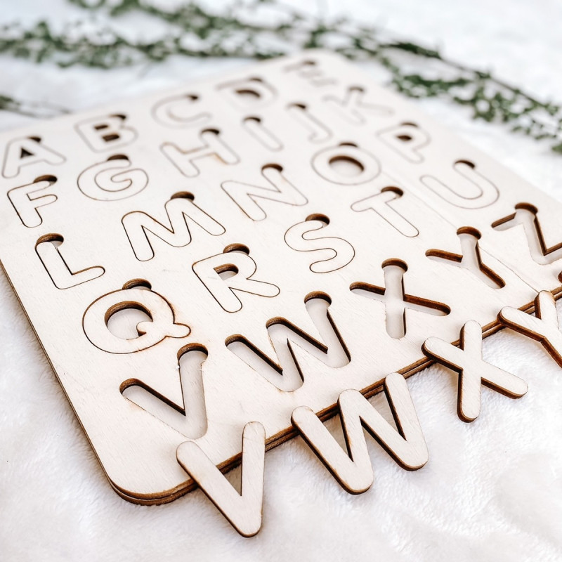 Wooden montessori insert for children -...