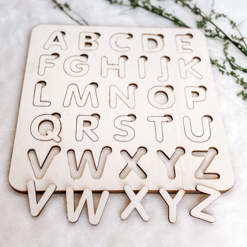 Wooden montessori insert for children -...