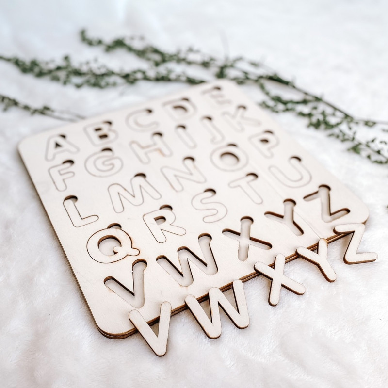 Wooden montessori insert for children -...