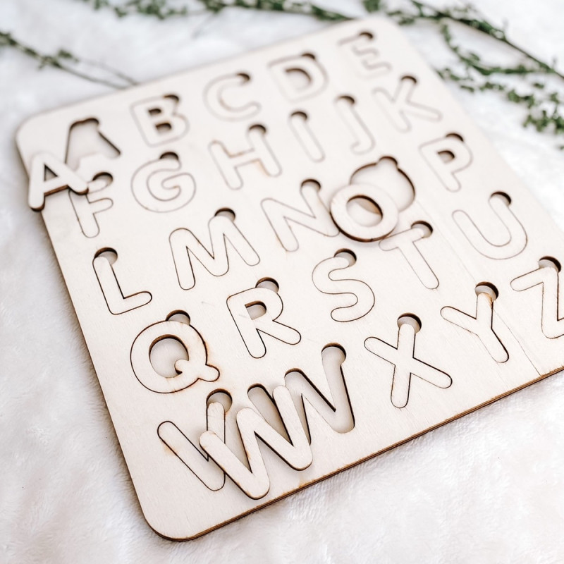 Wooden montessori insert for children -...