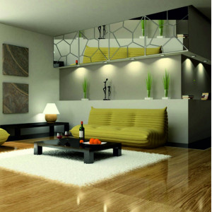 Decorative mirrors. Mirror stickers for the wall, as a picture or decoration, 3D acrylic sticker