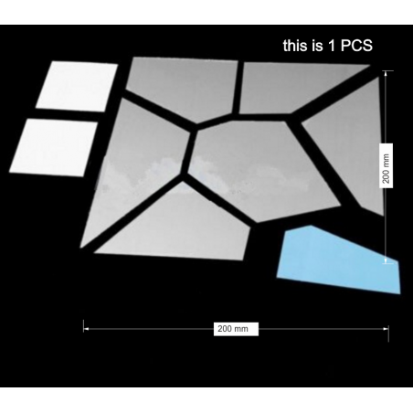 Decorative mirrors. Mirror stickers for the wall, as a picture or decoration, 3D acrylic sticker