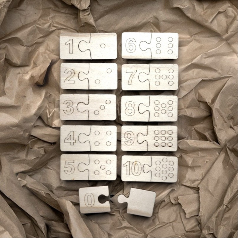 Montessori wooden insert for children - two -...